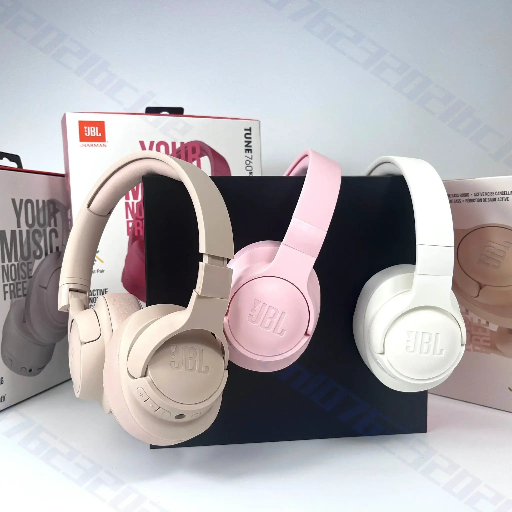 JBL Tune 760NC Wireless Over-Ear Headphones Foldable Active Noise Cancellation Sports Headset for Music And Travel by All Mart Bristol Ltd