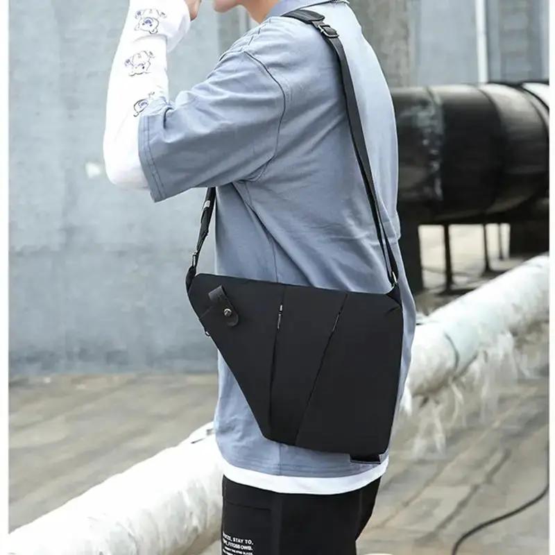 New Multifunction Chest Bags anti Theft Single Crossobdy Bags for Men Waterproof Male Cross Body Messenger Bag Fanny Pack Sac by All Mart Bristol Ltd