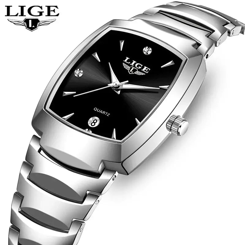 LIGE Watch women Business Luxury Ladies clock female waterproof watches Fashion quartz Simple Watch for Wome montre femme+BOX by All Mart Bristol Ltd