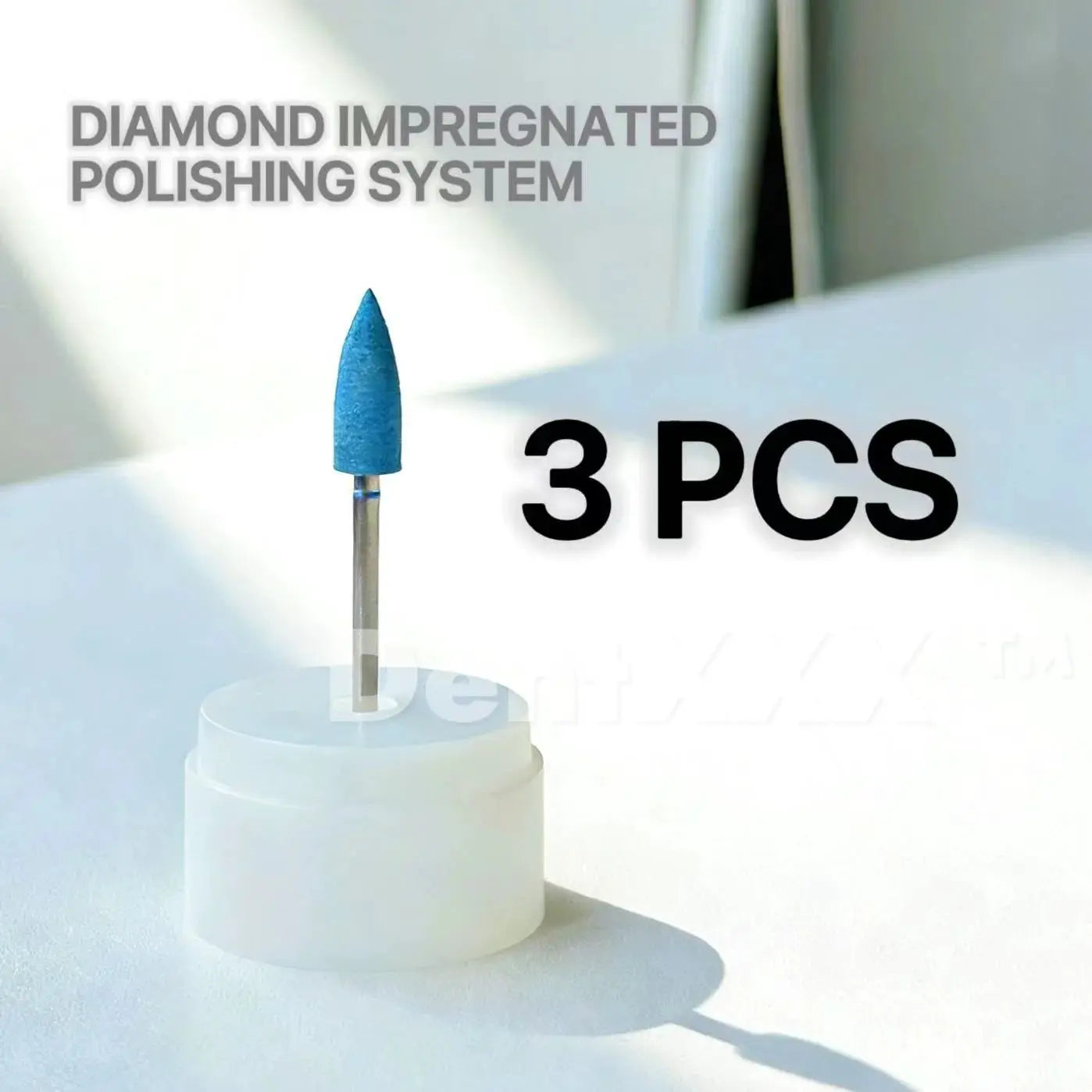 Diamond Polishing Head Grit MEDIUM 2.35MM FOR FINISHING AND POLISHING by All Mart Bristol Ltd