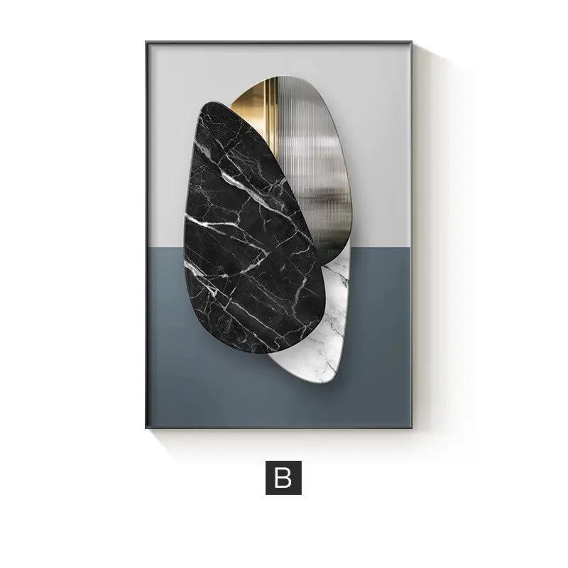 Abstract Geometric Canvas Painting Picture Home Decor Wall Poster by Dropshipman