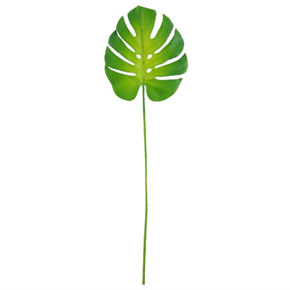Leaf 60cm Pink Delphinium Tropical with Glass Vase by Leaf Design