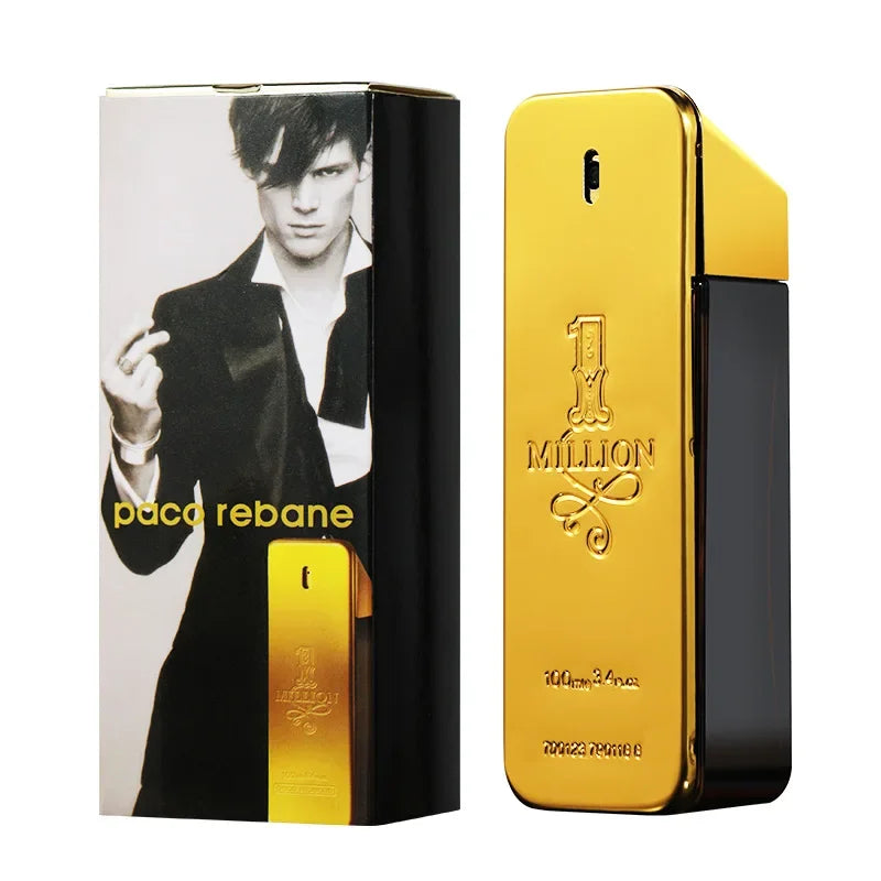 100ml Original Perfume Hombre Oil Body Spray Eau De Parfum Gift Million Gold Cologne Deodorants Lasting Strong Masculine Men by All Mart Bristol Ltd