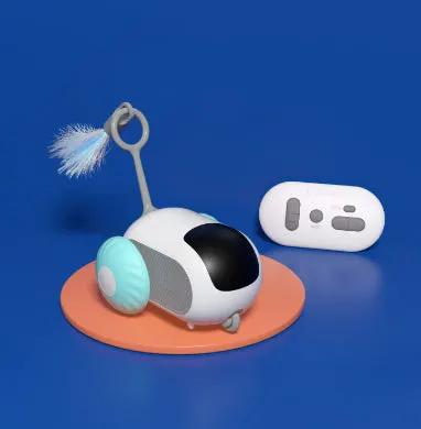 Remote Control Interactive Cat Car Toy USB Charging Chasing Automatic Self-moving Remote Smart Control Car Interactive Cat Toy Pet Products by Dropshipman
