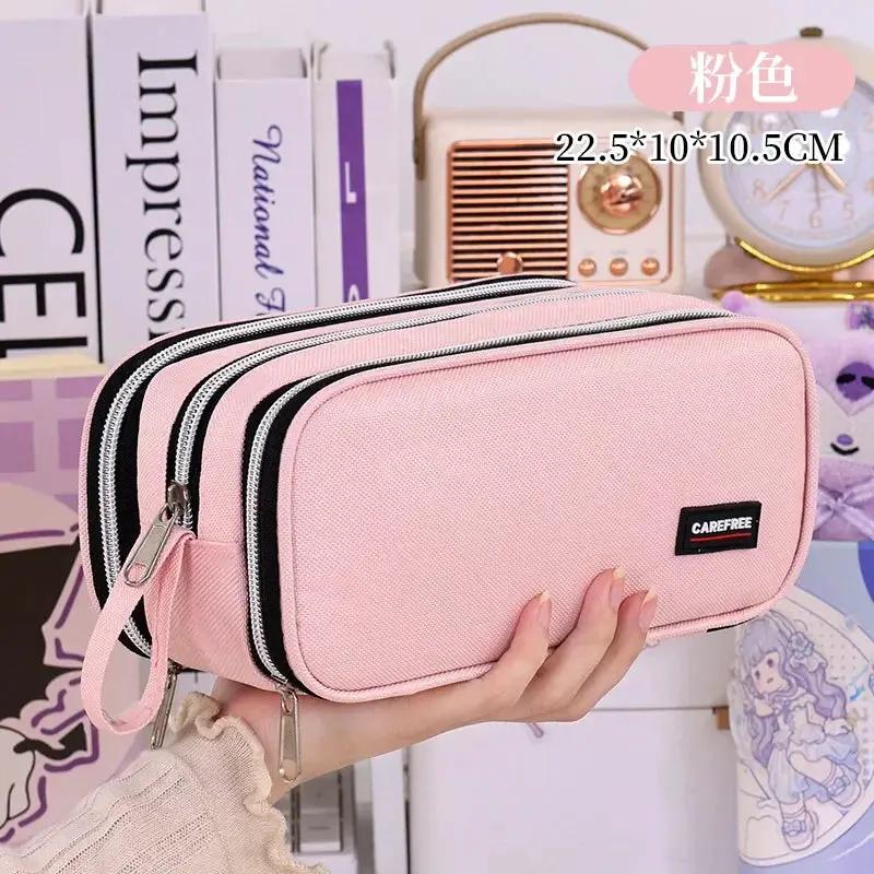 New School Supplies Back to School Essential Pencil Case, Large Capacity Stationery Organizer Student Stationery Box by All Mart Bristol Ltd