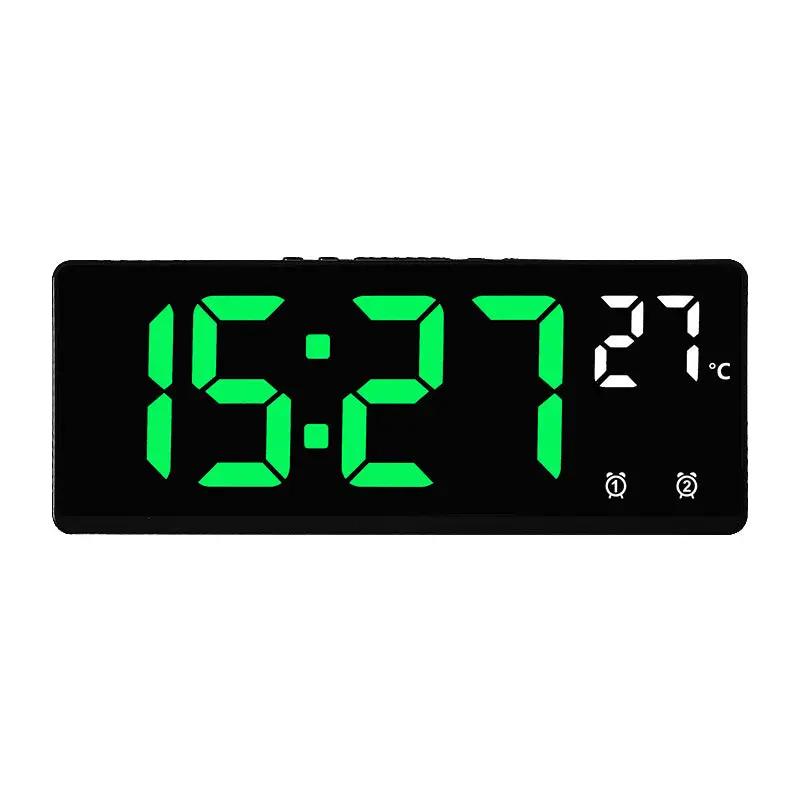 Creative Multi-functional Electronic Clock Simple Large Screen Clock Multi-group Alarm by Dropshipman