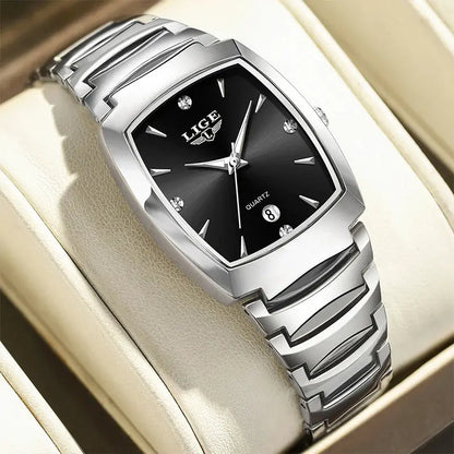LIGE Watch women Business Luxury Ladies clock female waterproof watches Fashion quartz Simple Watch for Wome montre femme+BOX by All Mart Bristol Ltd