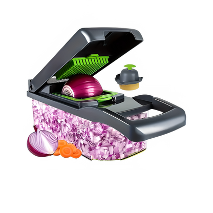 Multifunctional Vegetable Chopper and Food Slicer with Container by All Mart Bristol Ltd
