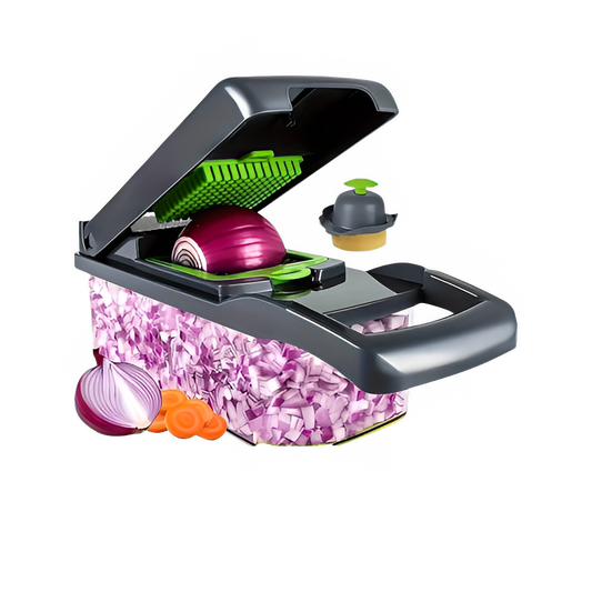 Multifunctional Vegetable Chopper and Food Slicer with Container by All Mart Bristol Ltd