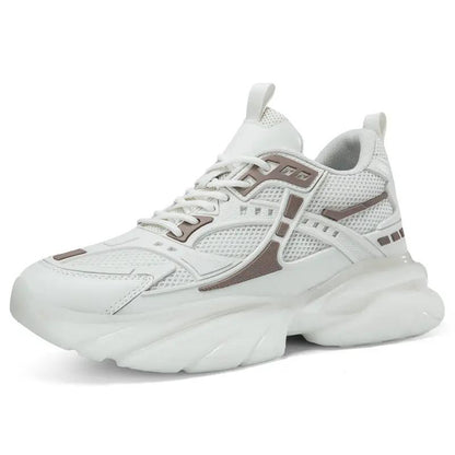 Autumn Winter Mesh Breathable Invisible Height-Boosting Casual Sneakers by Dropshipman