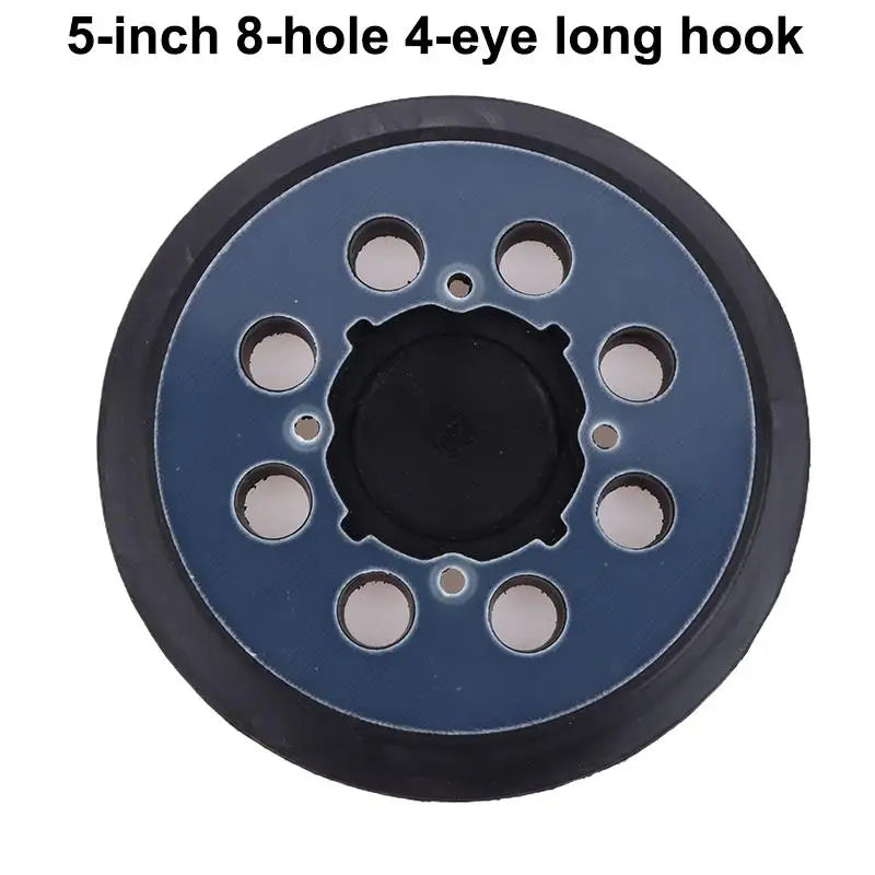5-Inch 8-Hole Hook Loop Backing Pad for Orbital Sander, Compatible with Electric Polishers & Grinding Discs by All Mart Bristol Ltd