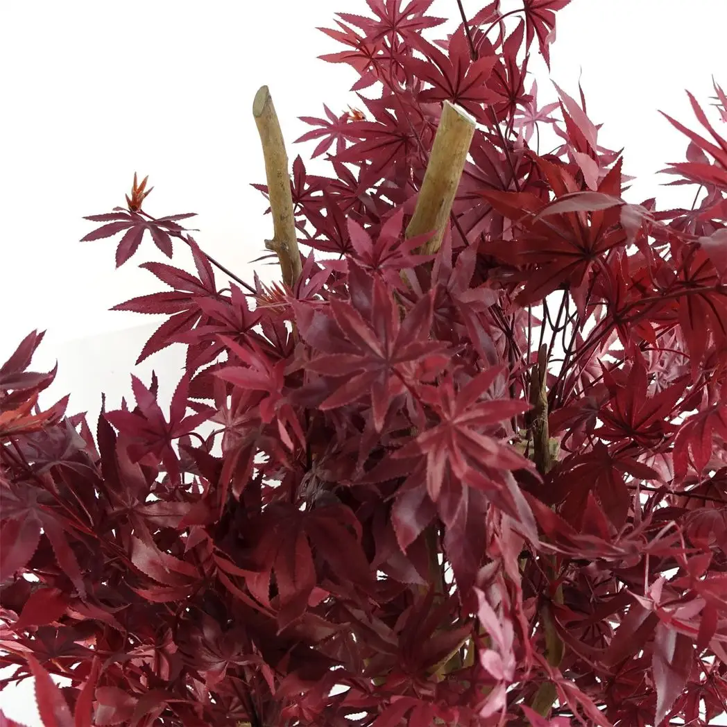 120cm Artificial Red Maple Tree by Leaf