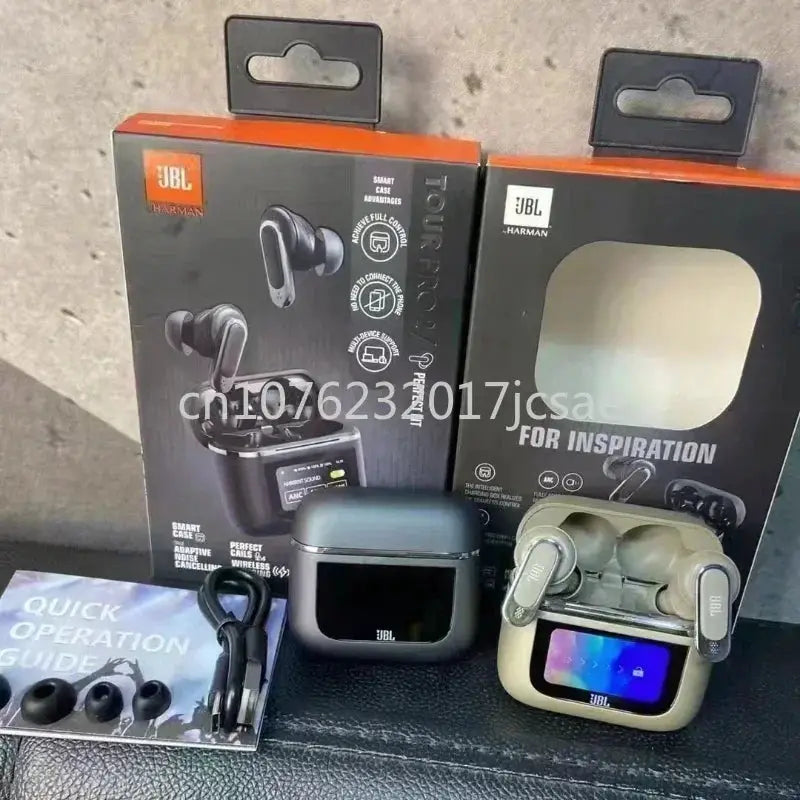 Original JBL Tour PRO 2 True Wireless Bluetooth Earphones Stereo Earbuds sports Headphones with Smart LCD Screen HK version by All Mart Bristol Ltd