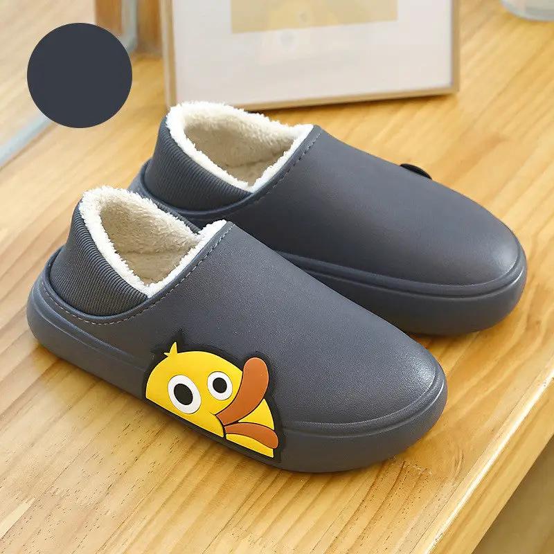 Cartoon Cute Bear Wearing Household Cotton Shoes Indoor And Outdoor by Dropshipman