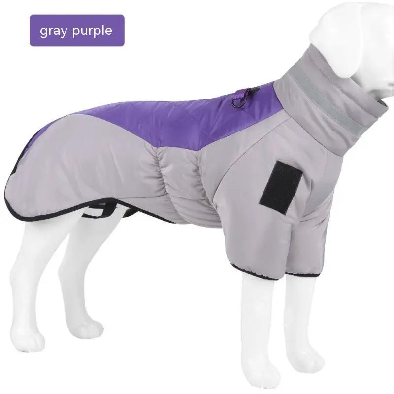 New Winter Dog Coat Waterproof Pet Clothes For Medum Large Dogs Warm Thicken Dog Vest Custome Labrador Jacket by Dropshipman