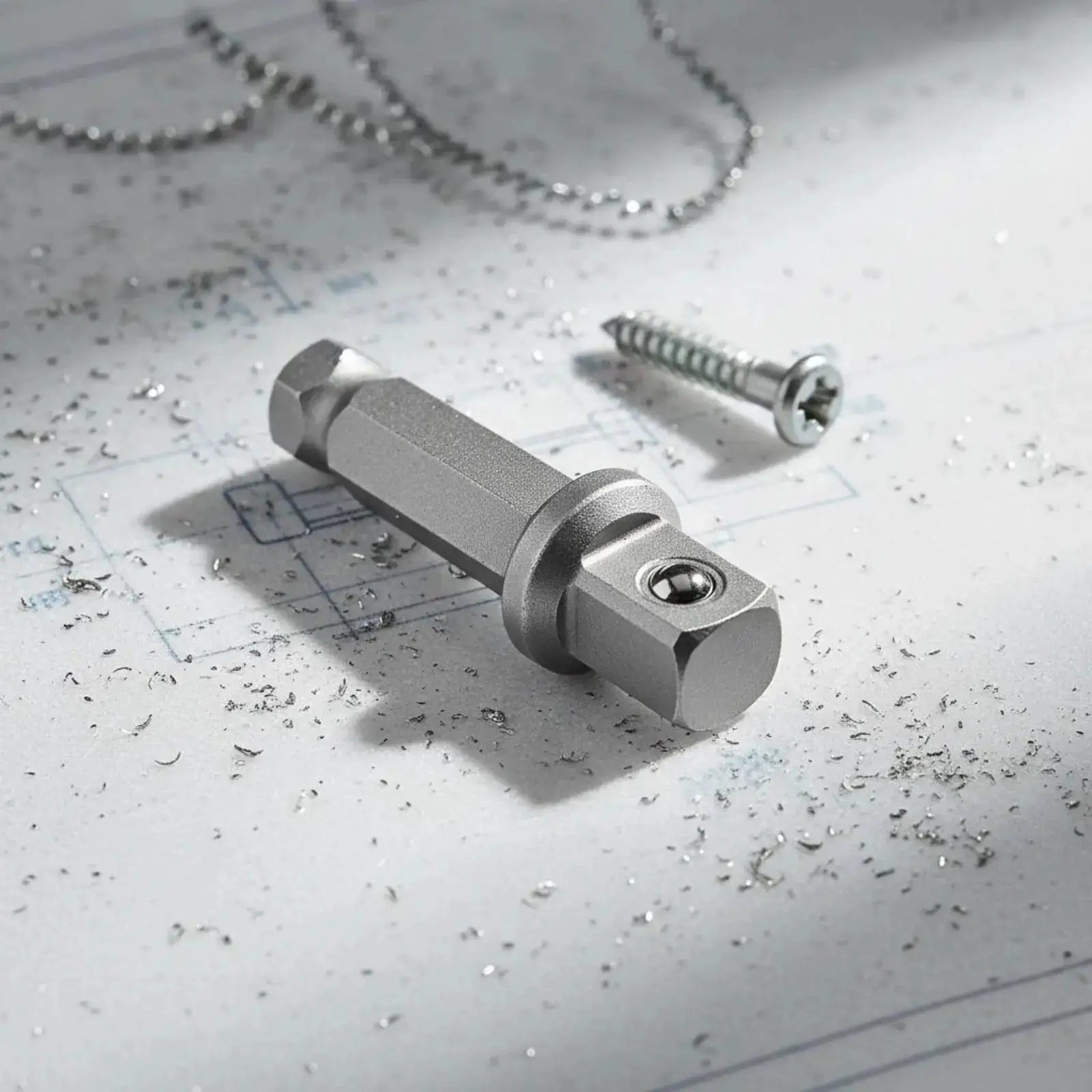 Hex to Square Drive Adapter Long-Lasting Quick Release Socket Converter Hex Shank Power Driver Adapter Secure Locking by All Mart Bristol Ltd