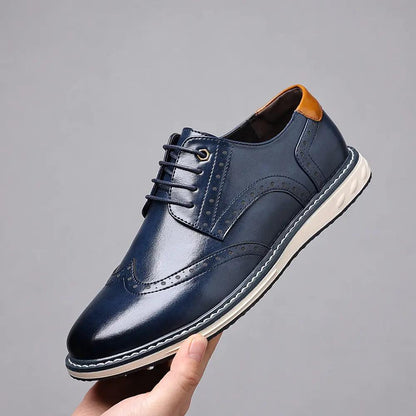 British Mens Business-Casual Leather Shoes by Dropshipman