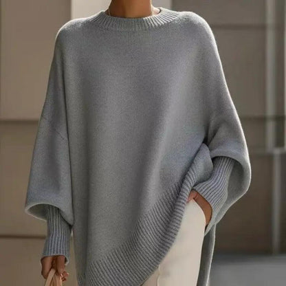 Thick Round Neck Women's Loose All-matching Knitted Pullover Sweater by Dropshipman