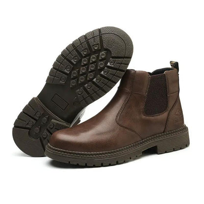Men's High-top Labor Protection Shoes by Dropshipman