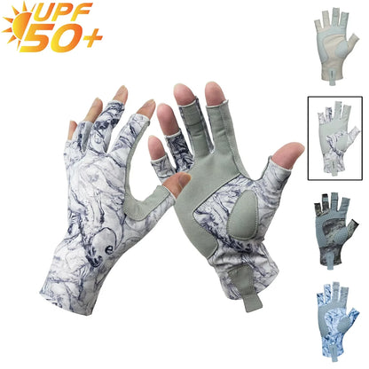 Riverruns Fingerless Fishing Gloves Are Designed for Men and Women Fishing, Boating, Kayaking, Hiking, Running, Cycling
