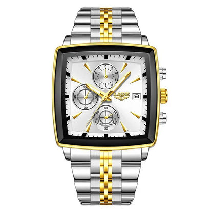 Business Personality Large Dial Square Watch Men by Dropshipman