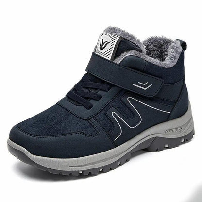 Womens Cotton Snow Boots With Velcro For Winter On Snowy Terrain by Dropshipman