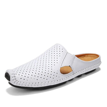 Breathable Stylish Semi-slippers Men's Hollow by Dropshipman