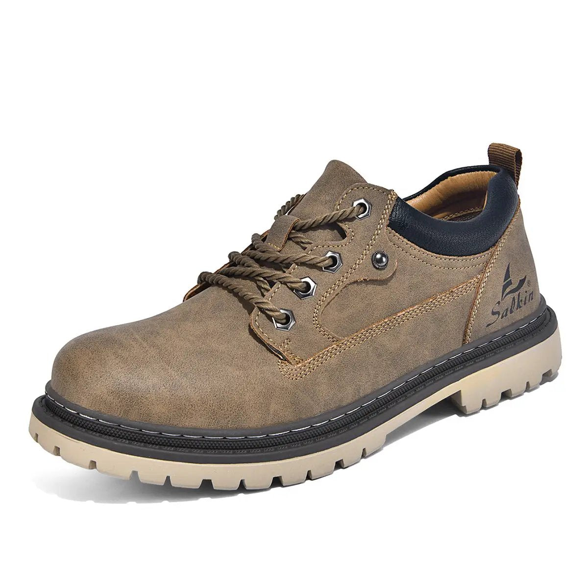 British-style Work Boots For Trendy Men by Dropshipman