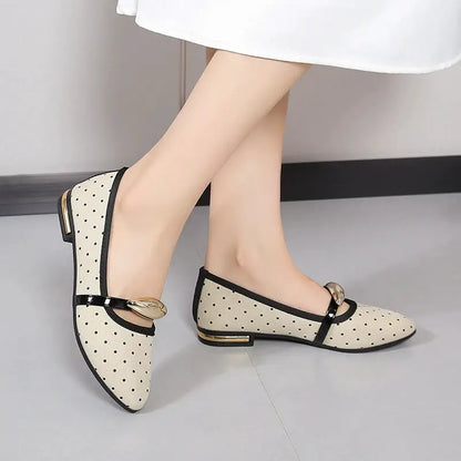 Spring and Autumn Elegant Pointed Sexy Low Heel Casual Shoes Fashionable Best Selling New Daily Comfortable Work Women's Shoes by All Mart Bristol Ltd