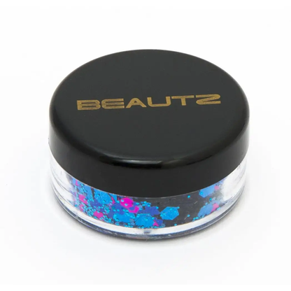 Beautz Chunky Glitter Available in 5 Varieties 10ml pot with 5g of Cosmetic Glit[Mermaid] by Beautz