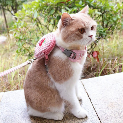 Ultimate Pet Backpack Harness & Leash - Perfect Carrier for Cats & Small Dogs, Ideal for Outdoor Adventures and Hiking by All Mart Bristol Ltd