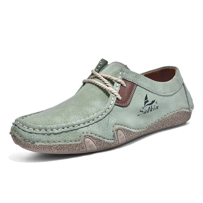 Men's Low-cut Casual Shoes With Front Laces by Dropshipman