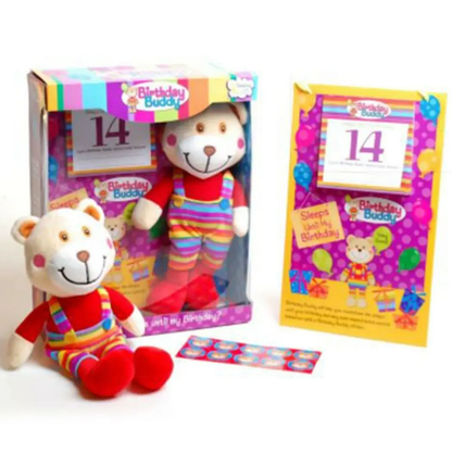 Birthday Buddy (Girl) & (Boy) Count Down Birthday Bear Toy[Birthday Buddy - Boy] by Birthday Buddy