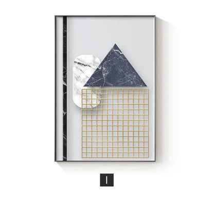 Abstract Geometric Canvas Painting Picture Home Decor Wall Poster by Dropshipman