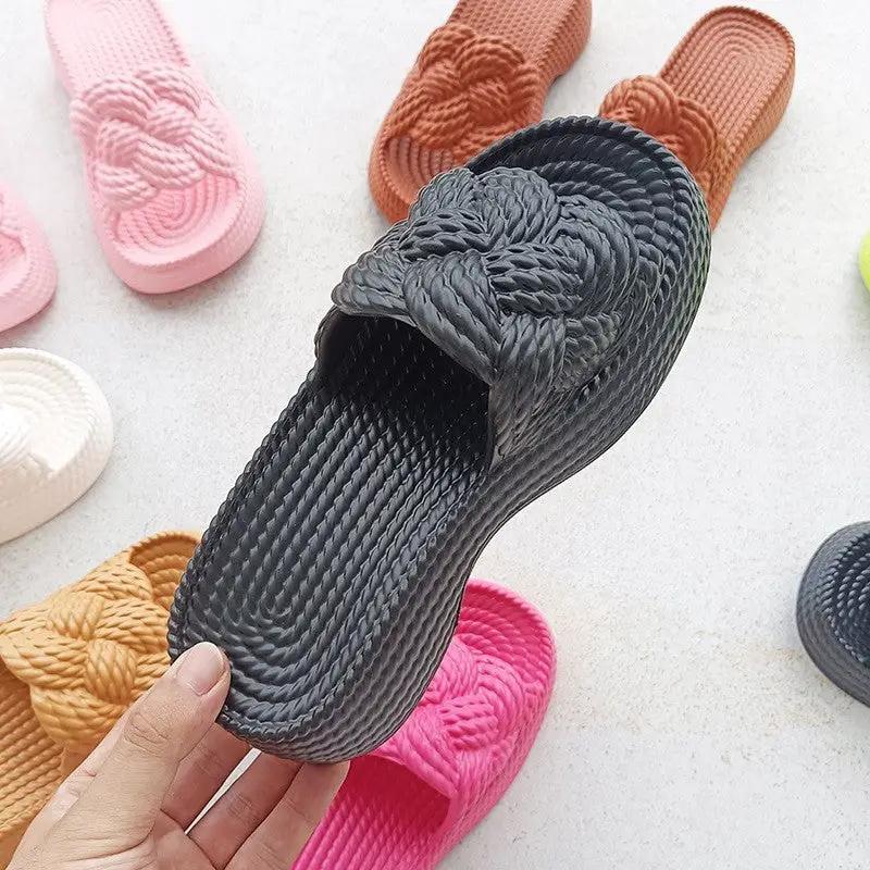 EVA Candy Color Soft Bottom Clip Toe Flip-flops by Dropshipman