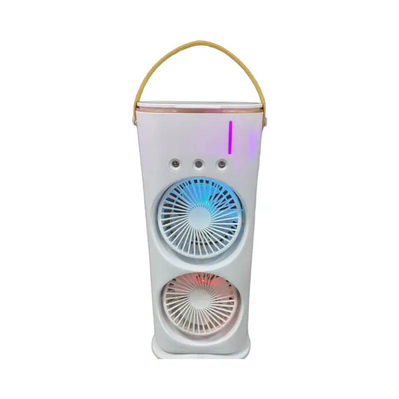 Double-ended Spray Fan Portable Humidifier Fan Air Conditioner Household Small Air Cooler Hydrocooling Portable Air Adjustment by Dropshipman