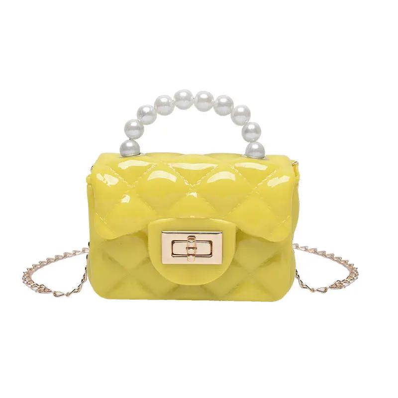Pearl Hand One-shoulder Crossbody Chain Children's Bags by Dropshipman