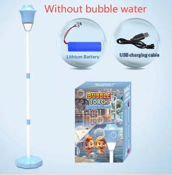 Streetlight-Shaped Automatic Bubble Machine - Musical Light-Up Outdoor Toy for Kids by Dropshipman
