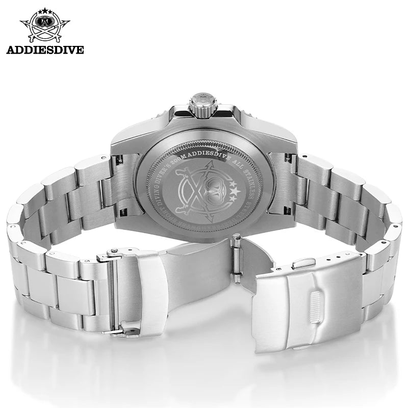 ADDIESDIVE Men's Classic Watch with Ceramic Bezel 200m Water Resistant Casual Quartz Watch BGW9 Blue Luminous Gift Watch MY-H3-2 by All Mart Bristol Ltd