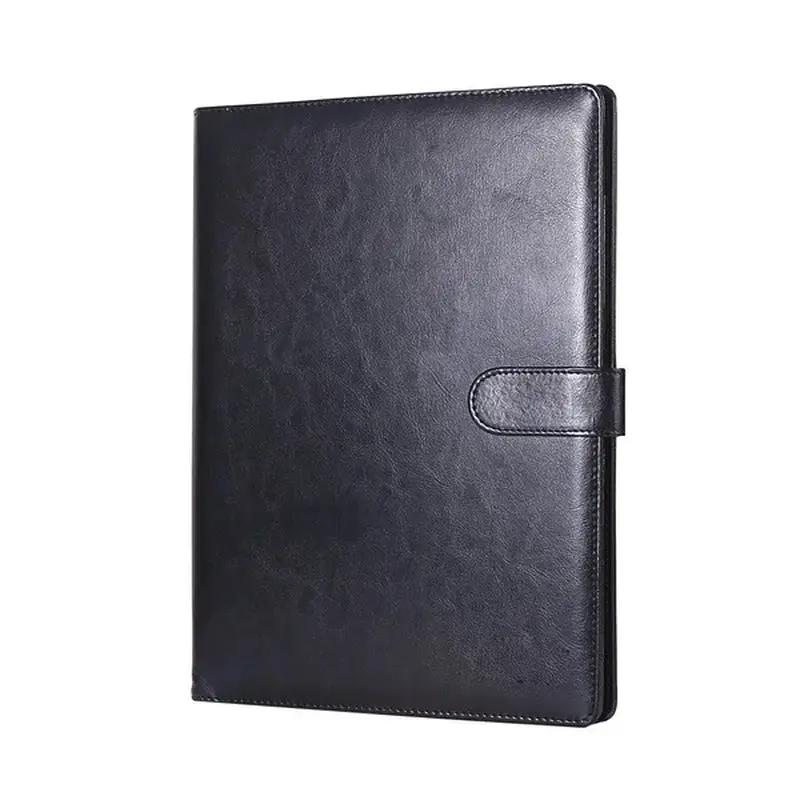Multifunctional A4 Conference Folder Business Stationery Folder Leather Contract File Folders by All Mart Bristol Ltd