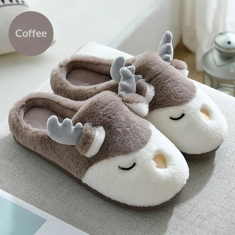 Women's Cotton Slippers For Winter, Home And Indoor Use, Non-slip by Dropshipman