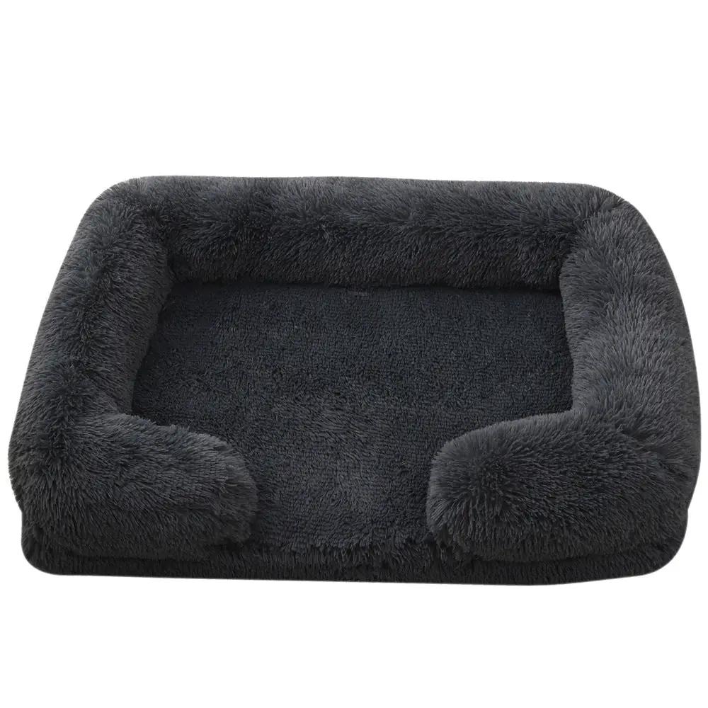 Plush Round Pet Bed Dog Bed Winter by Dropshipman