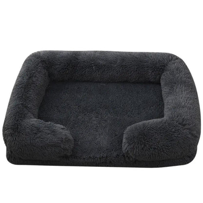 Plush Round Pet Bed Dog Bed Winter by Dropshipman