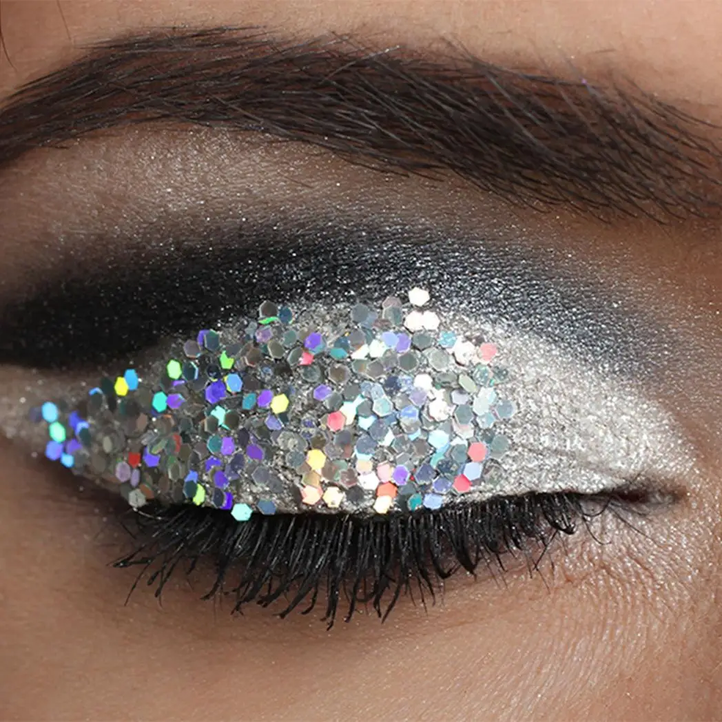 Beautz Chunky Glitter Available in 5 Varieties 10ml pot with 5g of Cosmetic Glit[Unicorn] by Beautz