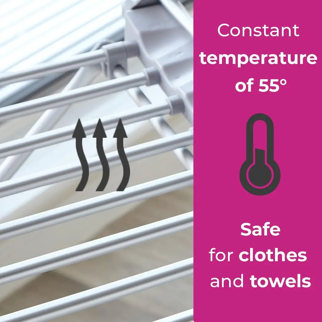 Neo Electric Heated Winged Airer Clothes Dryer Rack by Neo