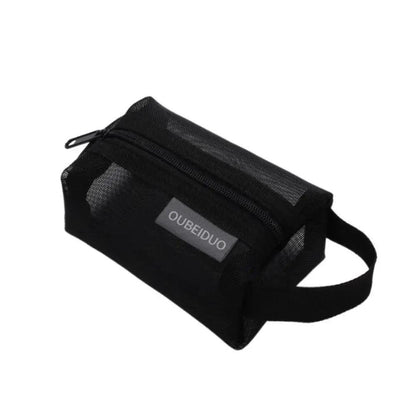 Puffs Cute Zipper Cosmetics Bag Korean Stationery Pen Case Large Capacity Women Travel Make up Toiletry Bag Washing Pouch by All Mart Bristol Ltd