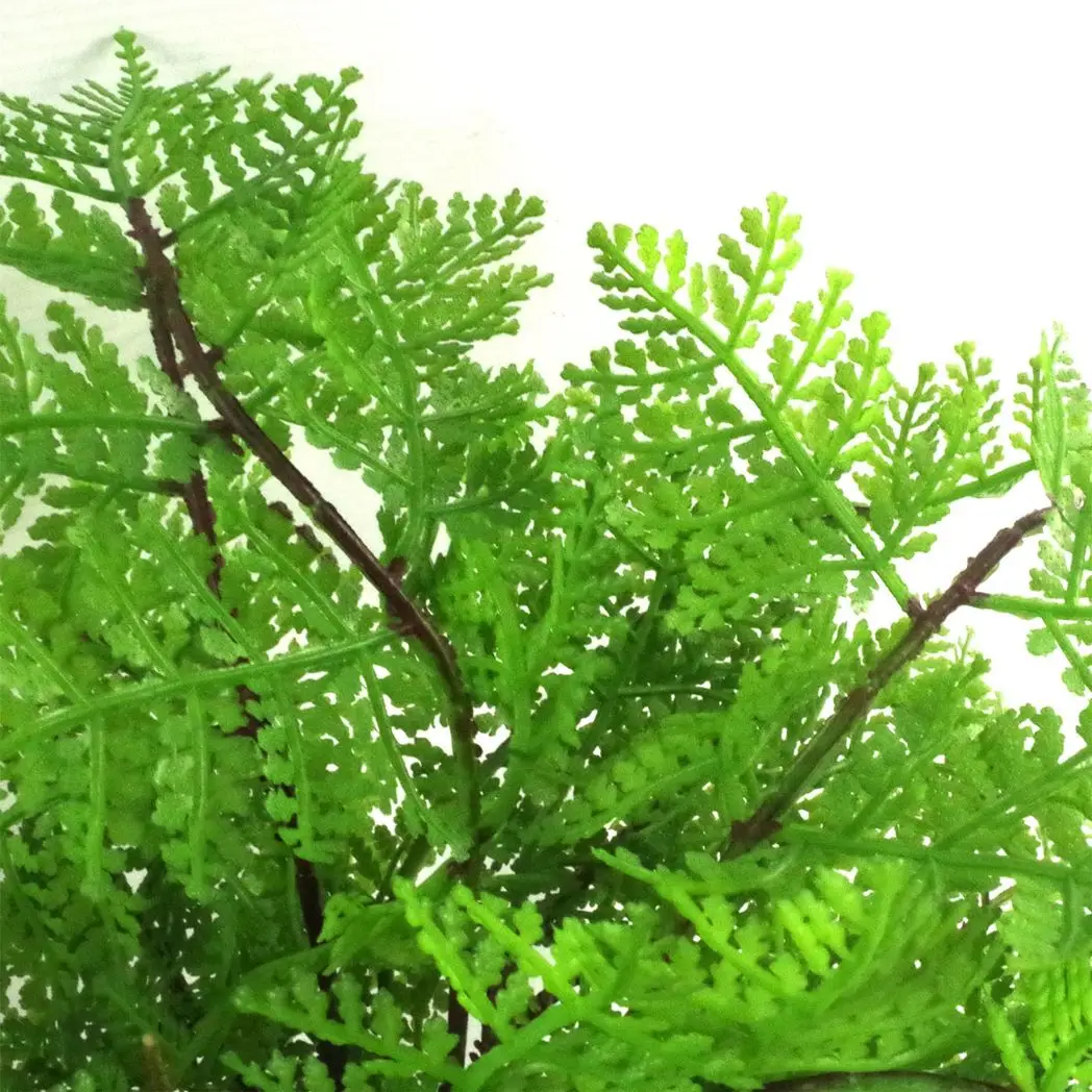 30cm Artificial Potted Lady Fern (Athyrium Filix-Femina) by Leaf