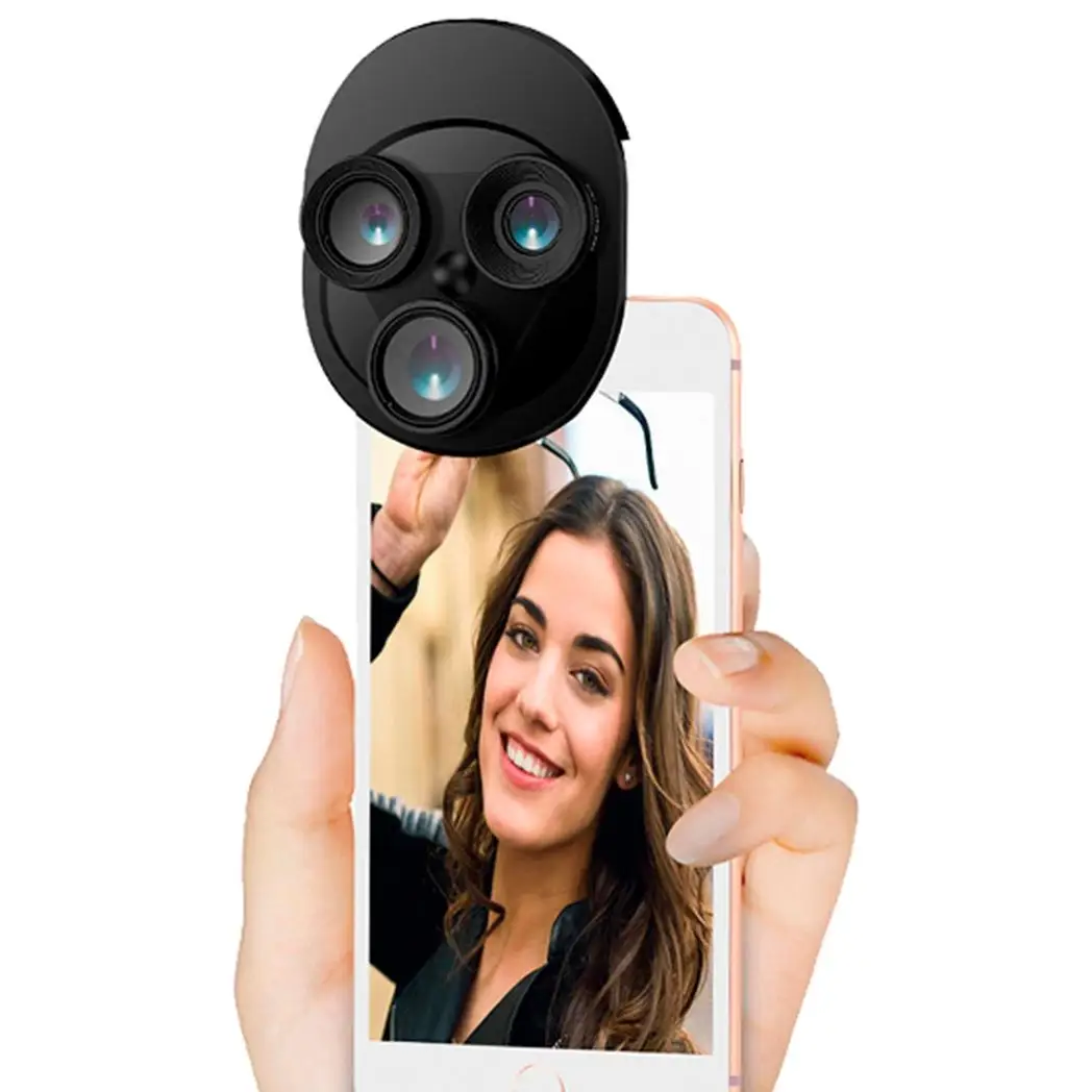 Aquarius Universal 3 in 1 Camera lens With Fisheye Lens & Wide Angle by Aquarius