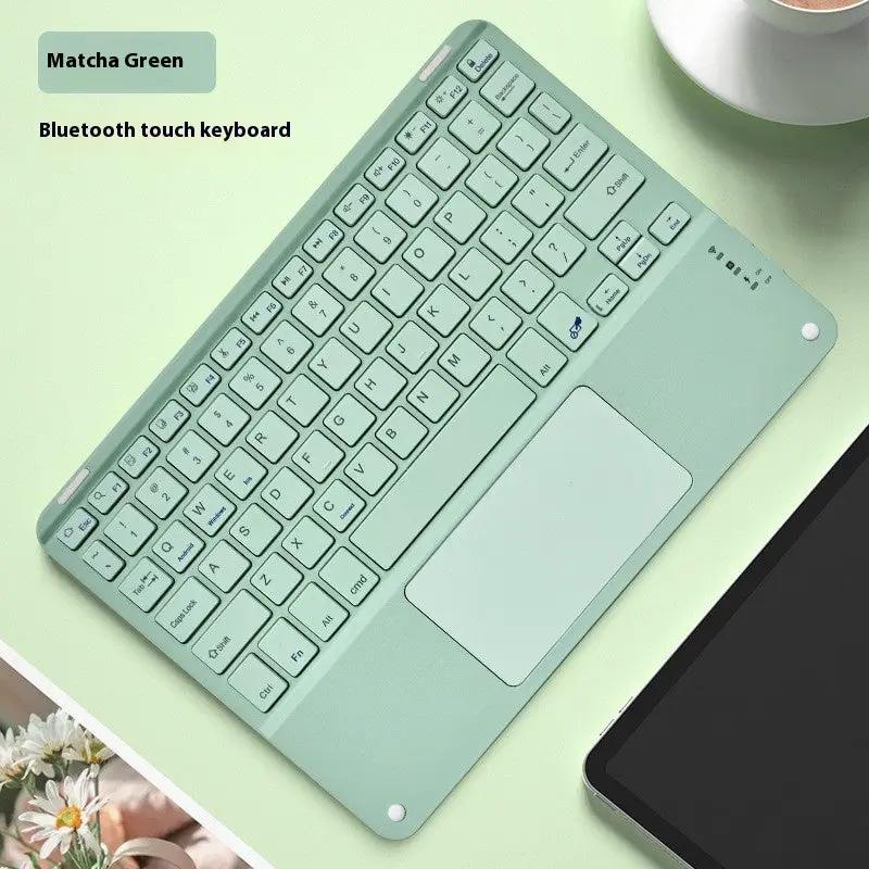 Square Hat Touch Bluetooth Wireless Charging Keyboard by Dropshipman