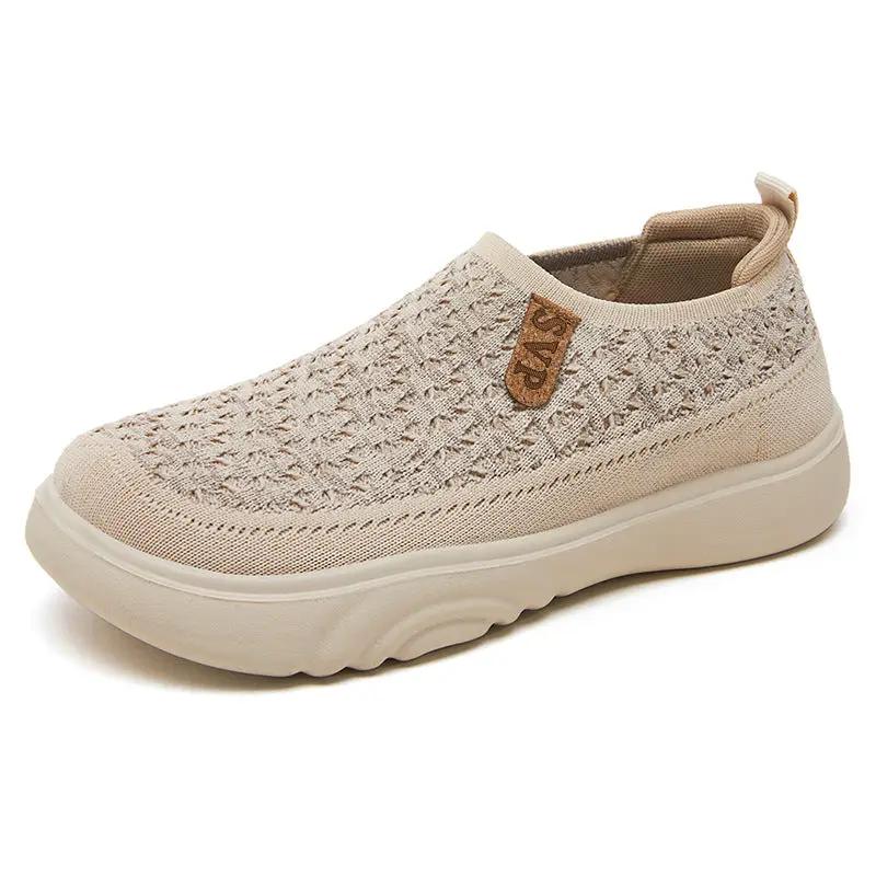 Versatile Spring Flyknit Breathable No-odor Casual Shoes by Dropshipman